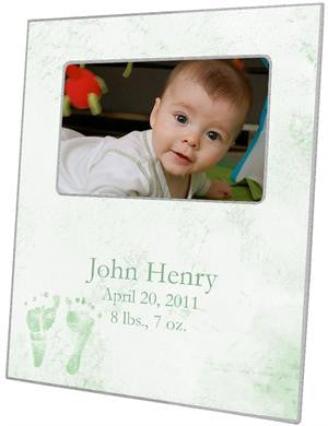 Sage Baby Feet Picture Frame