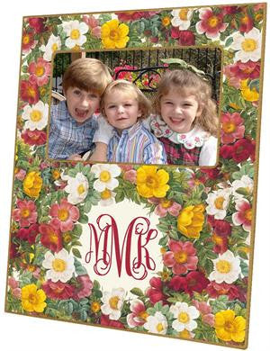 Floral Ring Picture Frame