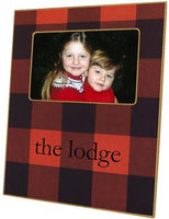 Buffalo Check Red & Black Picture Frame
