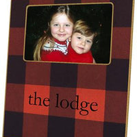 Buffalo Check Red & Black Picture Frame
