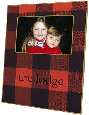 Buffalo Check Red & Black Picture Frame