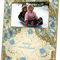 Victorian Blue Picture Frame