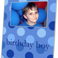Giant Blue Dots Picture Frame
