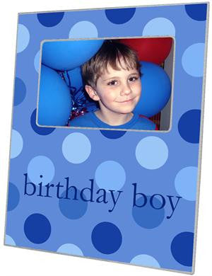 Giant Blue Dots Picture Frame