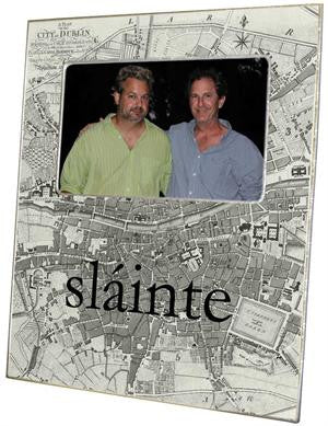 Dublin Antique Map Picture Frame