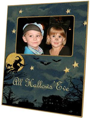Halloween Scene Picture Frame