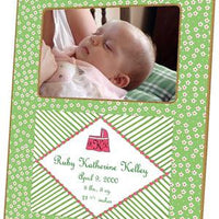 Pink & Green Dots Picture Frame