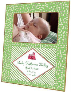 Pink & Green Dots Picture Frame