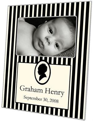 Mod Baby Silhouette Picture Frame