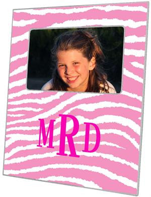 Strawberry Zebra Picture Frame