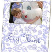 Easter Bunny Toile Picture Frame