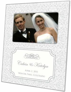 Silver Cathedral with Inset Picture Frame