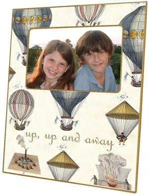 Vintage Hot Air Balloon Picture Frame