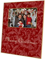 Red Scroll Picture Frame
