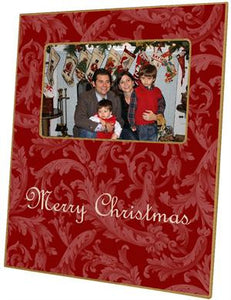 Red Scroll Picture Frame