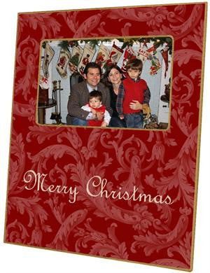 Red Scroll Picture Frame