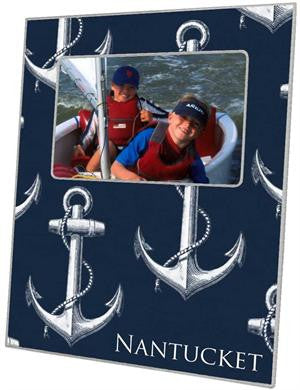 Vintage Anchor Navy Picture Frame
