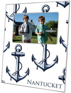 Vintage Anchor White Picture Frame