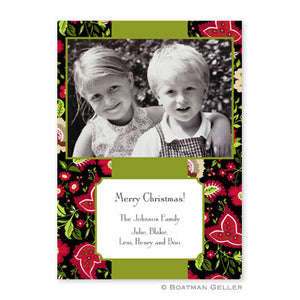 Festive Floral Photocard