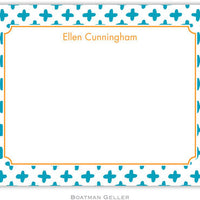 Flo Turquoise Flat Notecard