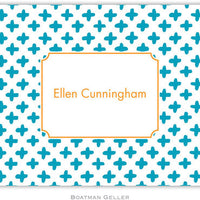Flo Turquoise Foldover Note