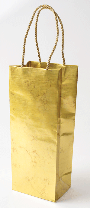 Antique Gold Bottle Bag