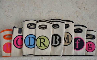 Monogrammed GG Dot Canvas Handbag