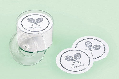 Personalized Tennis Coasters