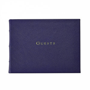 Goatskin Leather Guest Book