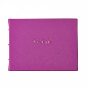 Goatskin Leather Guest Book