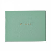 Goatskin Leather Guest Book
