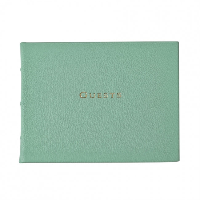 Goatskin Leather Guest Book