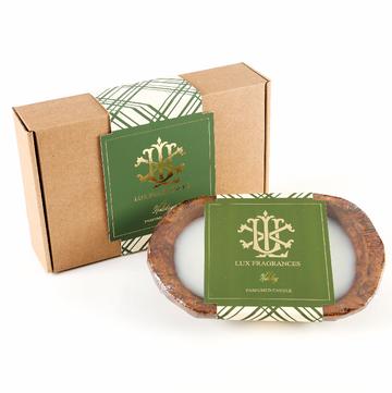 Holiday Dough Bowl Candle Gift Boxed