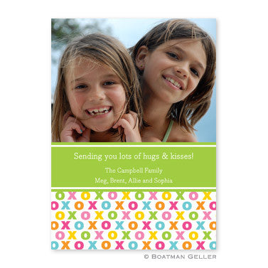Hugs & Kisses Holiday Photocard