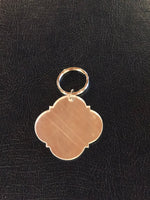 Acrylic Quatrafoil Key Ring
