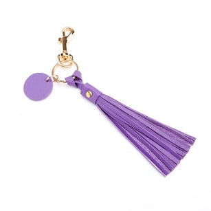 Leather Tassel Key Fob +15 to monogram