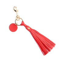 Leather Tassel Key Fob +15 to monogram
