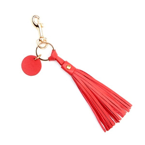 Leather Tassel Key Fob +15 to monogram