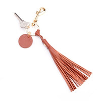 Leather Tassel Key Fob +15 to monogram
