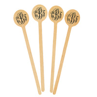 Personalized Wood Stir Sticks
