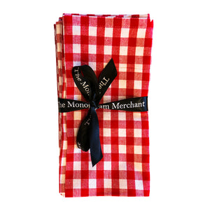 Red Bistro Napkin S/6