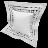 Monogrammed Teneriff Lace Pillow