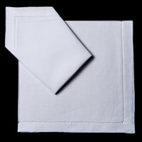 Men's Linen Hemstitch Hanky