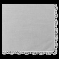 Crochet Lace Edge Handkerchief