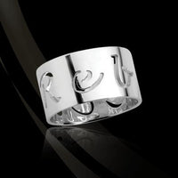 Sterling Silver Pierced Band
