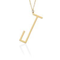 Angle Block Letter on 30" Chain
