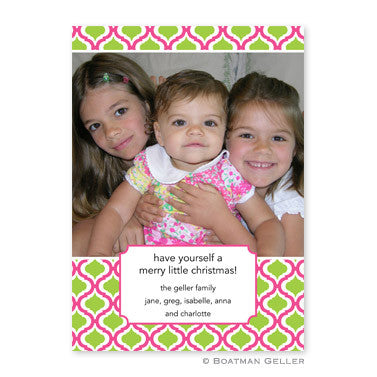 Kate Raspberry & Green Photocard