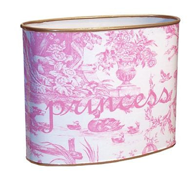 Pink Toile Letter Box