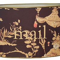 Brown Asian Toile Letter Box