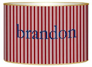 Red Stripe Letter Box